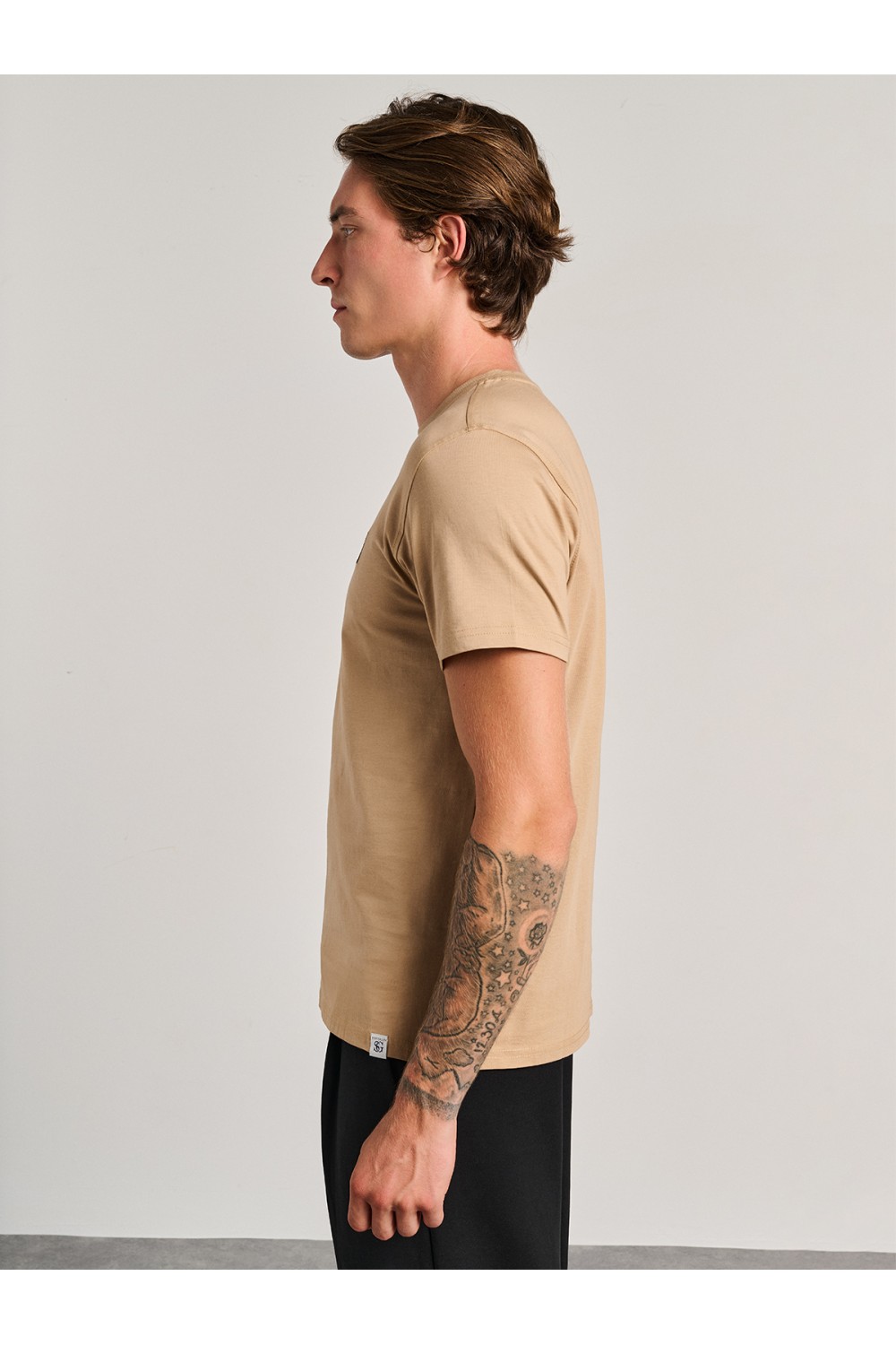 STAFF JEANS & CO LAND MAN T-SHIRT CAPPUCCINO 64-008.054