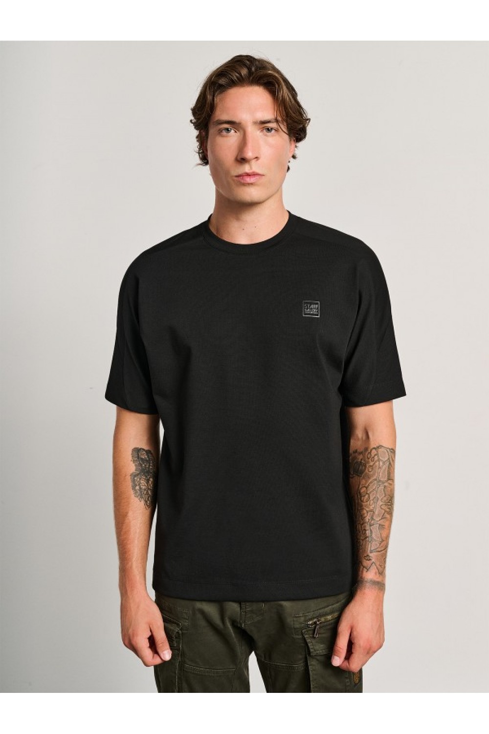STAFF JEANS & CO PRINCE MAN T-SHIRT RELAXED FIT BLACK 64-026.054