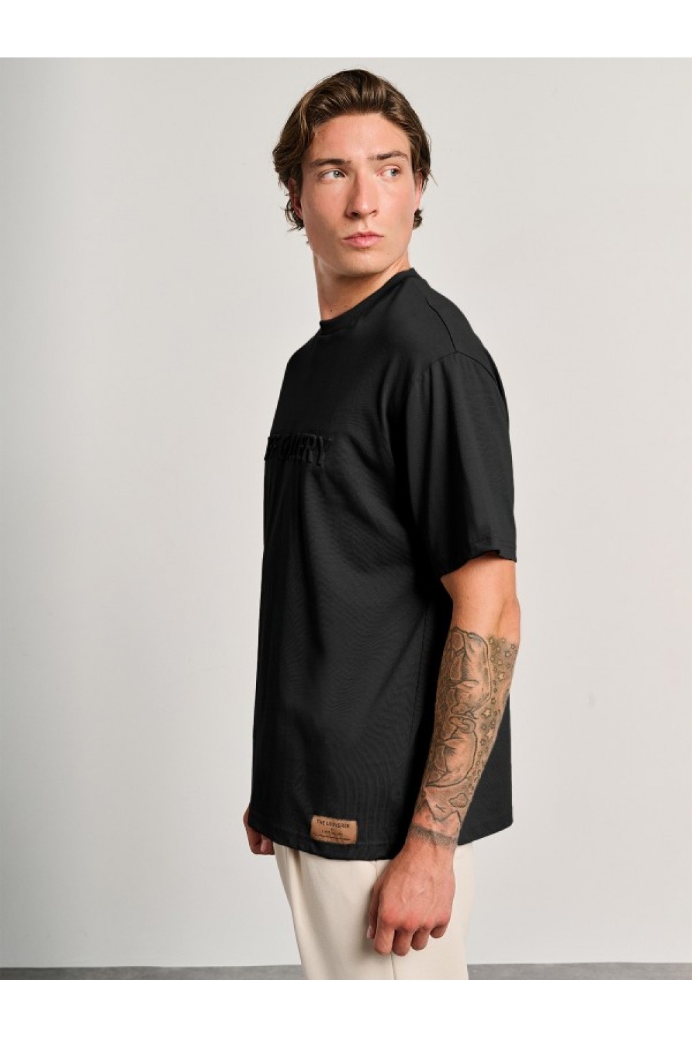 STAFF JEANS & CO CEDAR MAN T-SHIRT RELAXED FIT BLACK 64-027.054