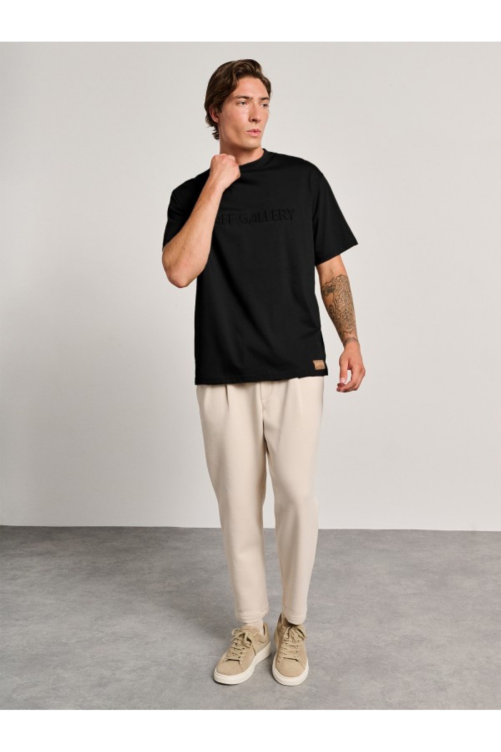STAFF JEANS & CO CEDAR MAN T-SHIRT RELAXED FIT BLACK 64-027.054