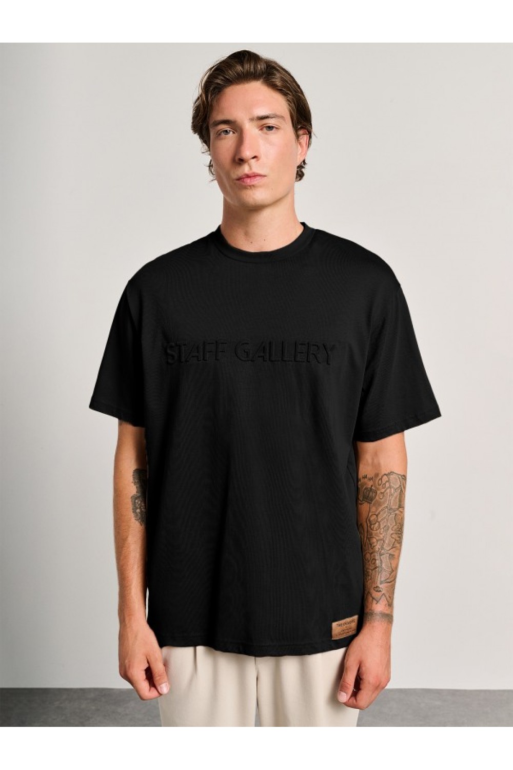 STAFF JEANS & CO CEDAR MAN T-SHIRT RELAXED FIT BLACK 64-027.054