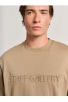 STAFF JEANS & CO CEDAR MAN T-SHIRT RELAXED FIT BEIGE 64-027.054