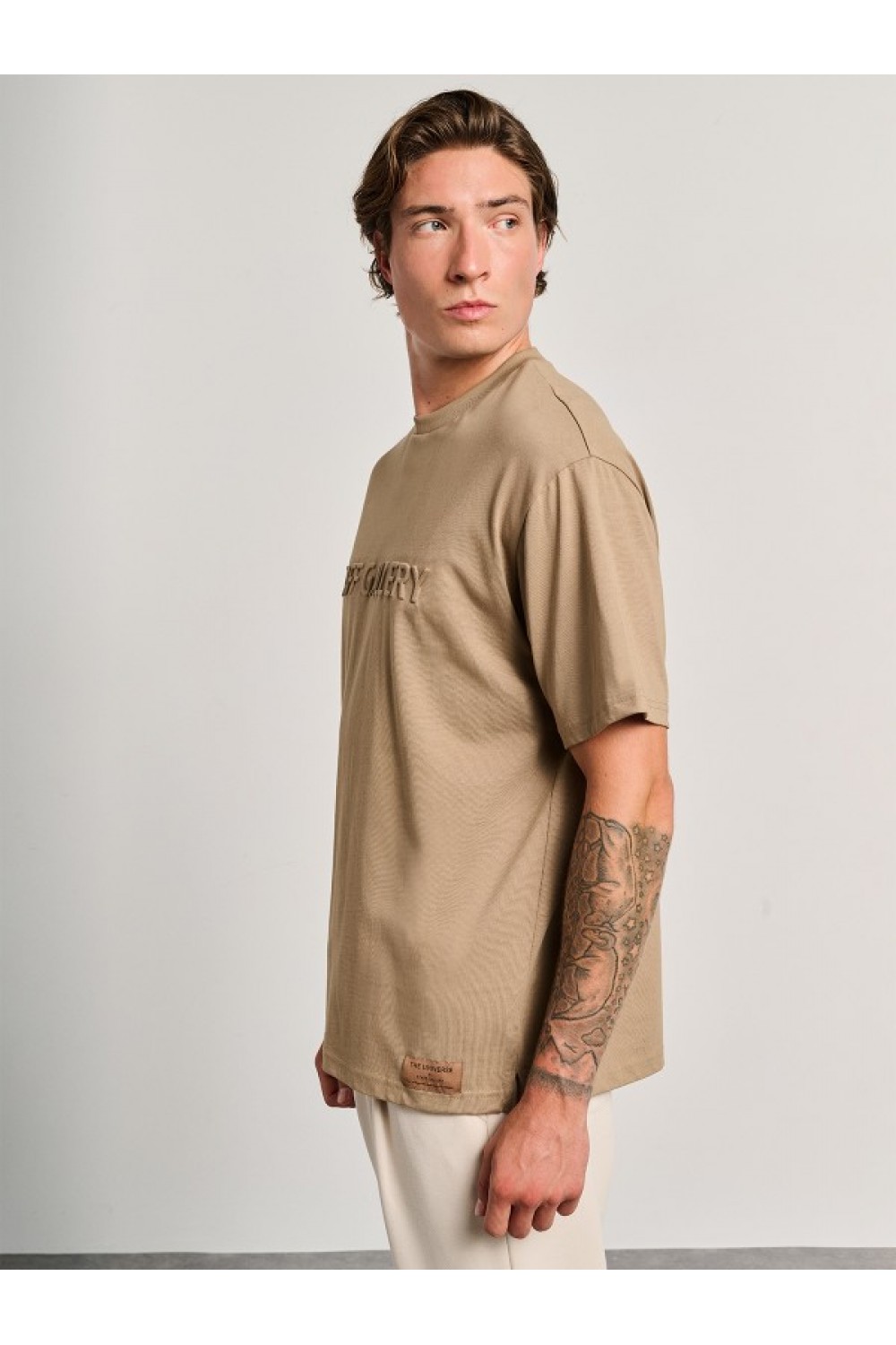 STAFF JEANS & CO CEDAR MAN T-SHIRT RELAXED FIT BEIGE 64-027.054