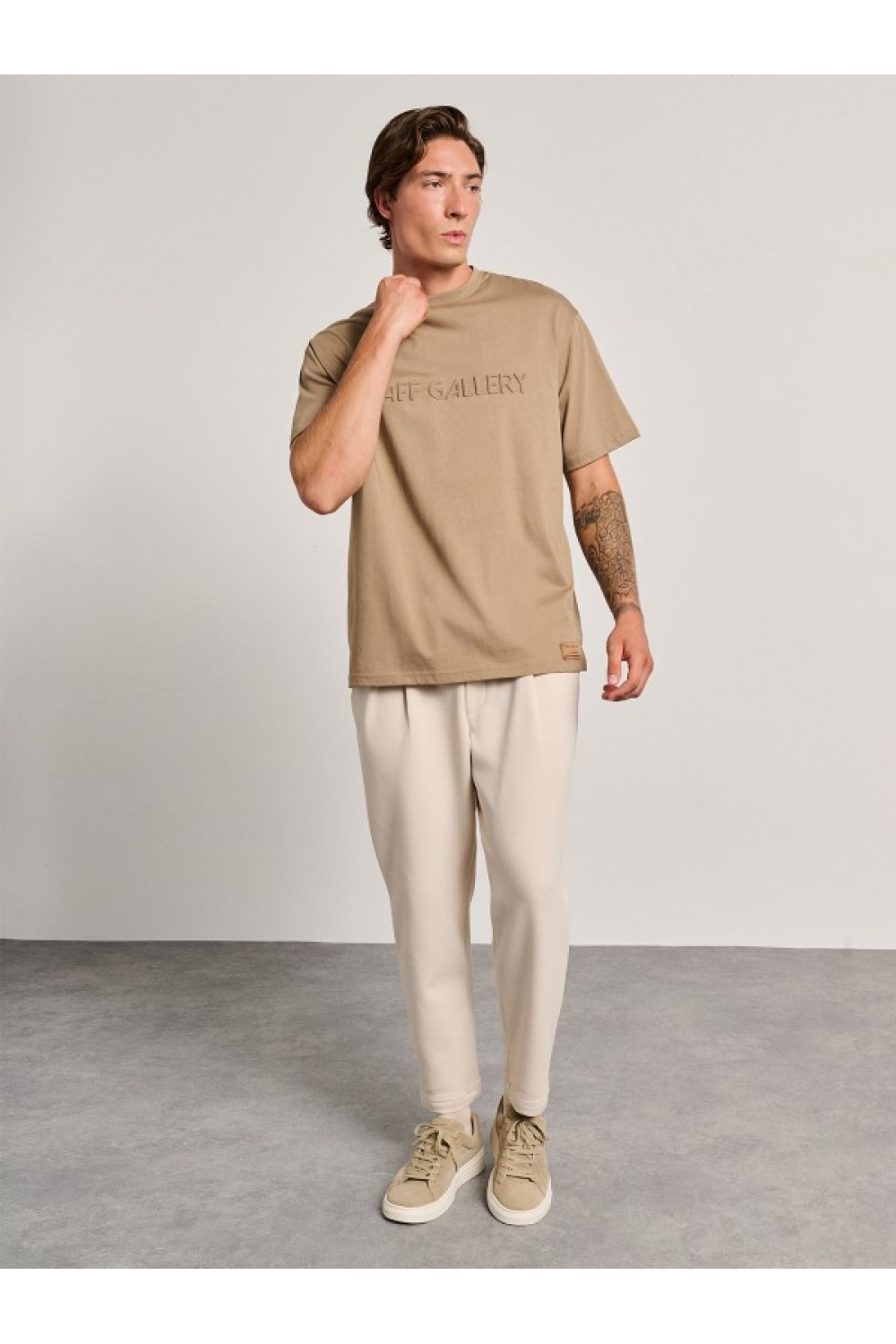 STAFF JEANS & CO CEDAR MAN T-SHIRT RELAXED FIT BEIGE 64-027.054