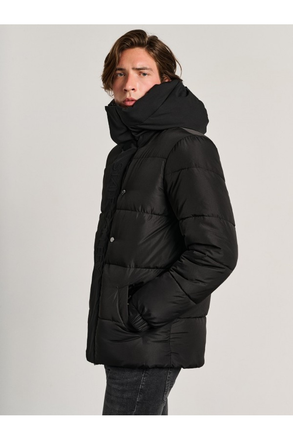 STAFF JEANS & CO JONES JACKET BLACK 66-007.054