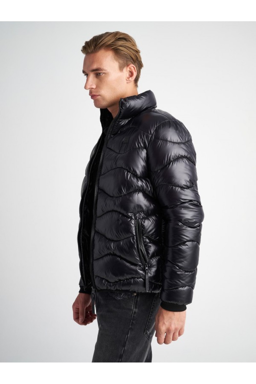 STAFF JEANS & CO SAM MAN PUFFER JACKET BLACK 66-003.052