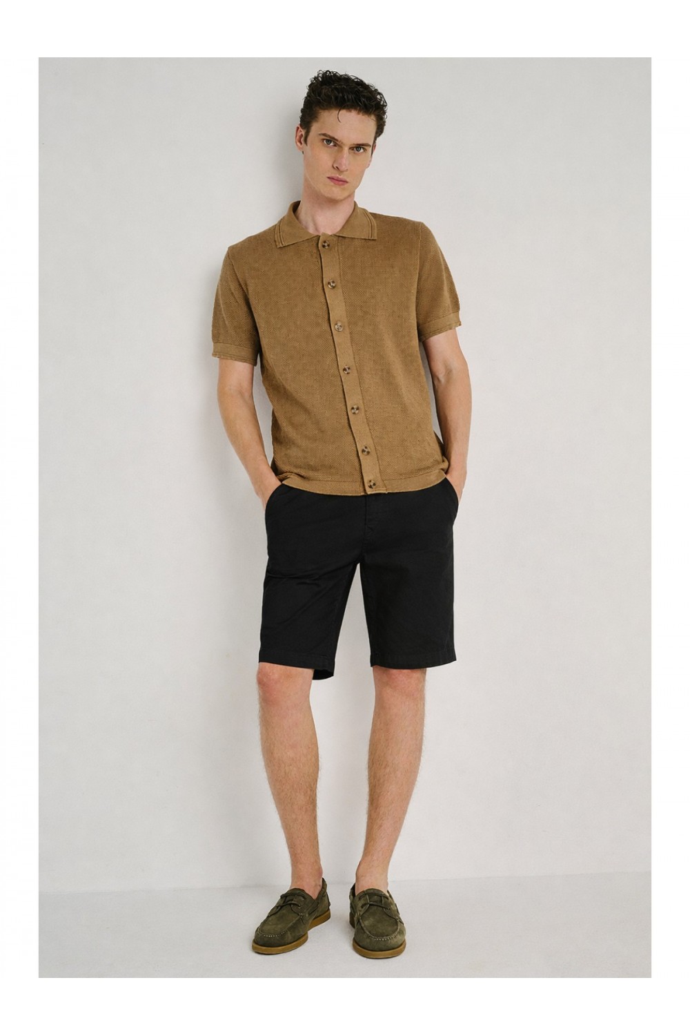 STAFF JEANS & CO DYLAN MAN CHINO SHORTS BLACK 5-858.080.9.055