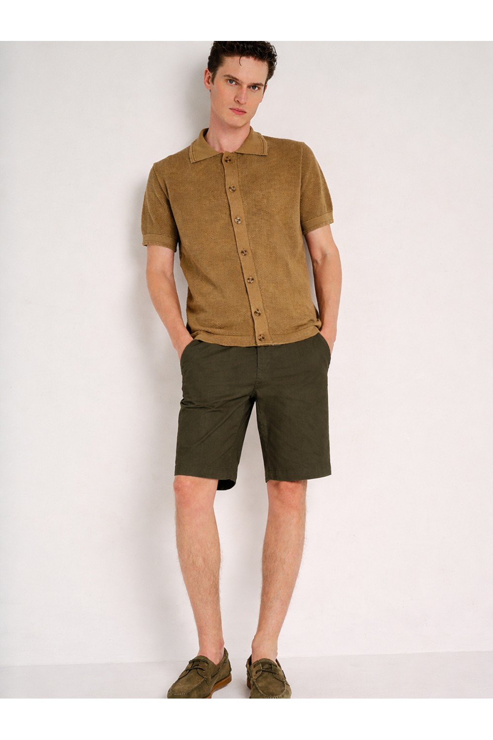 STAFF JEANS & CO DYLAN MAN CHINO SHORTS GREEN 5-858.080.9.055