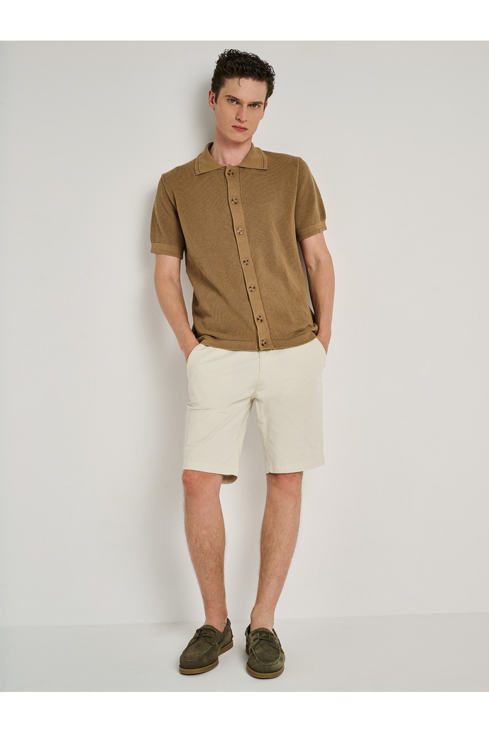 STAFF JEANS & CO DYLAN MAN CHINO SHORTS STONE 5-858.080.9.055