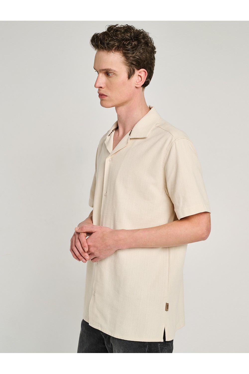 STAFF JEANS & CO OCEAN MAN SHIRT OFF WHITE 61-201.055