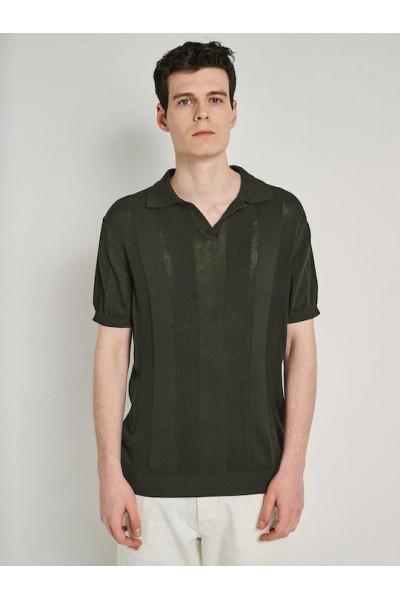 STAFF JEANS & CO EKTOR MAN KNIT POLO BLACK 64-204.055