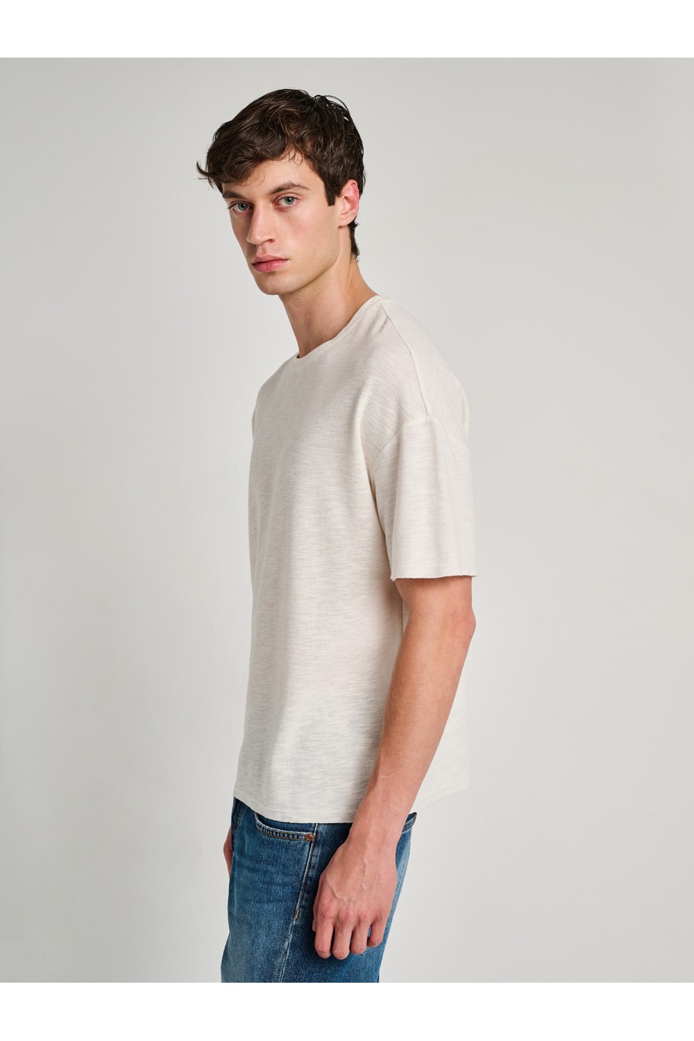 STAFF JEANS & CO JUSTIN MAN T-SHIRT OFF WHITE 64-025.055