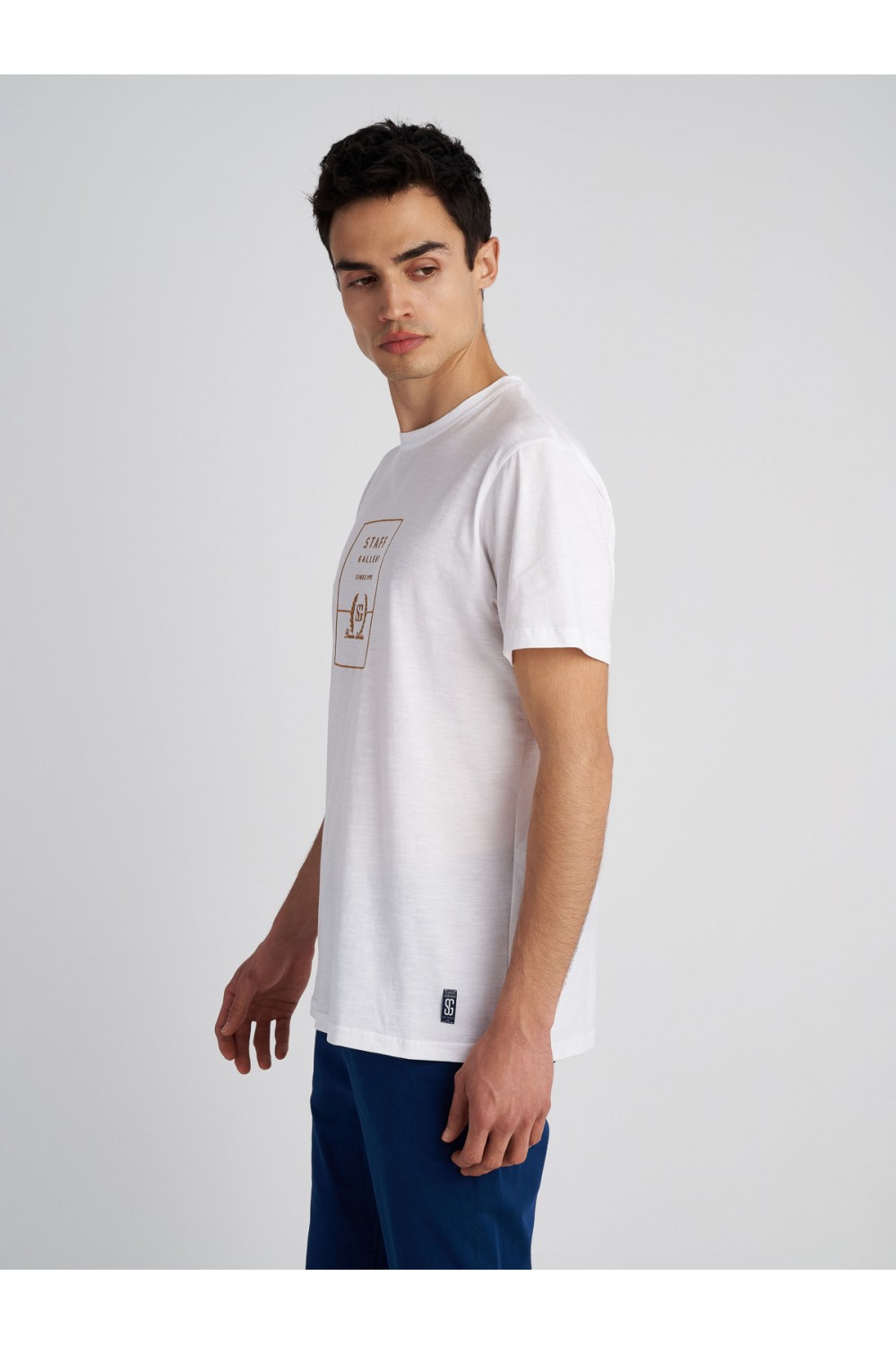 STAFF JEANS & CO GLEN MAN T-SHIRT OFF WHITE 64-017.053
