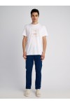 STAFF JEANS & CO GLEN MAN T-SHIRT OFF WHITE 64-017.053