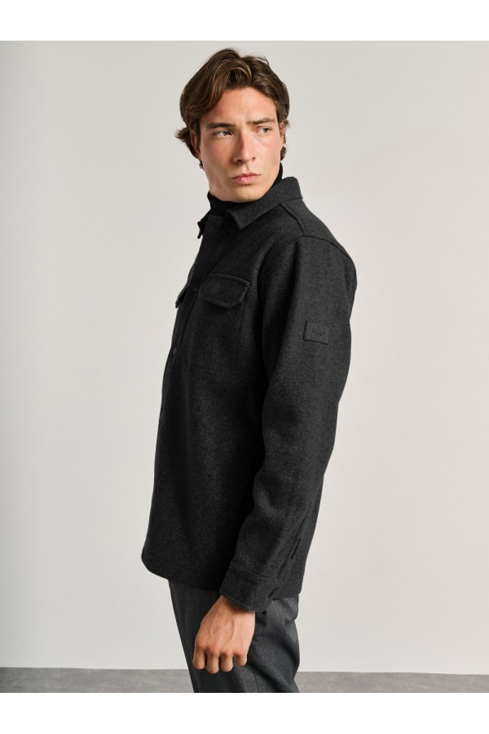 STAFF JEANS & CO MARLON MAN OVERSHIRT BLACK 61-112.054