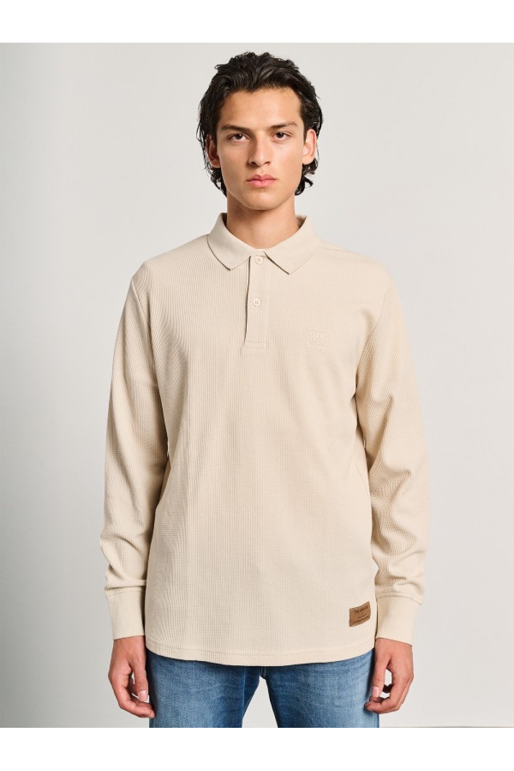 STAFF JEANS & CO CEDRIC LONGSLEEVE POLO SALMON 64-320.054
