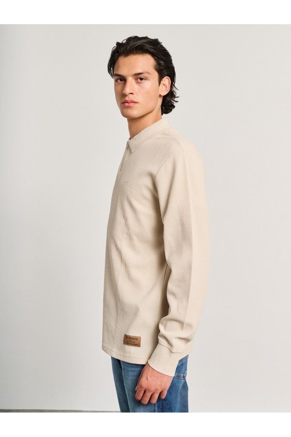 STAFF JEANS & CO CEDRIC LONGSLEEVE POLO SALMON 64-320.054