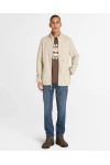 TIMBERLAND FULL ZIP POLAR FLEECE JACKET ECRU TB0A6HM3CY2
