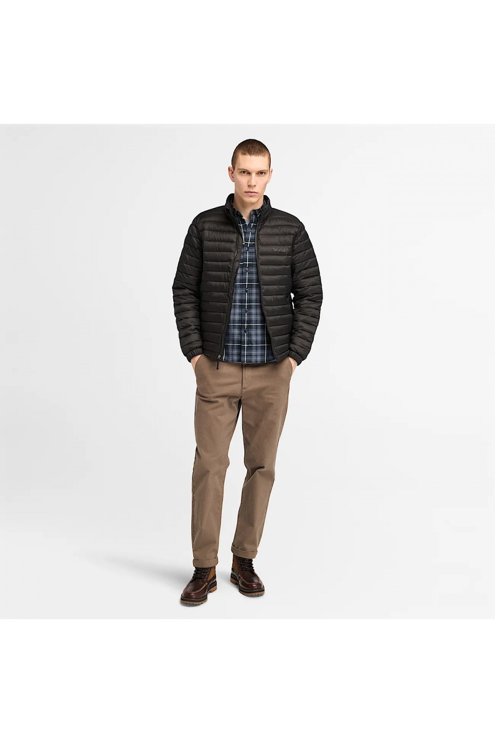 TIMBERLAND PUFFER JACKET AXIS PEAK DURABLE WATER REPELLENT BLACK TB0A5WNU001