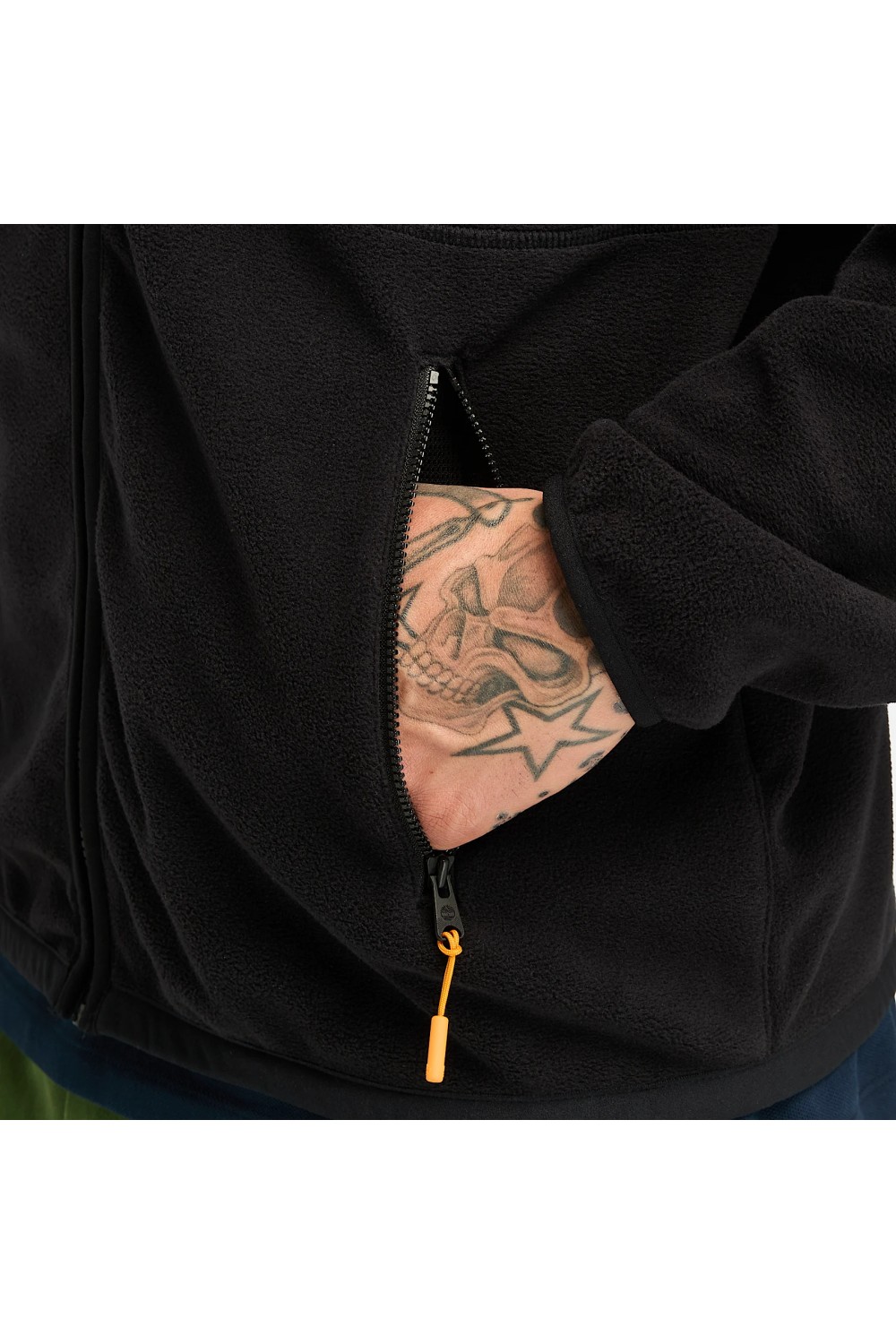 TIMBERLAND POLLAR FLEECE FULL ZIP BLACK TB0A62EY001