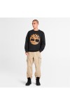 TIMBERLAND HOODIE TREE LOGO BLACK TB0A2BJ8P56