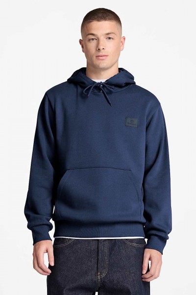 TIMBERLAND SILICON BADGE HOODIE NAVY BLUE TBC0YH9T