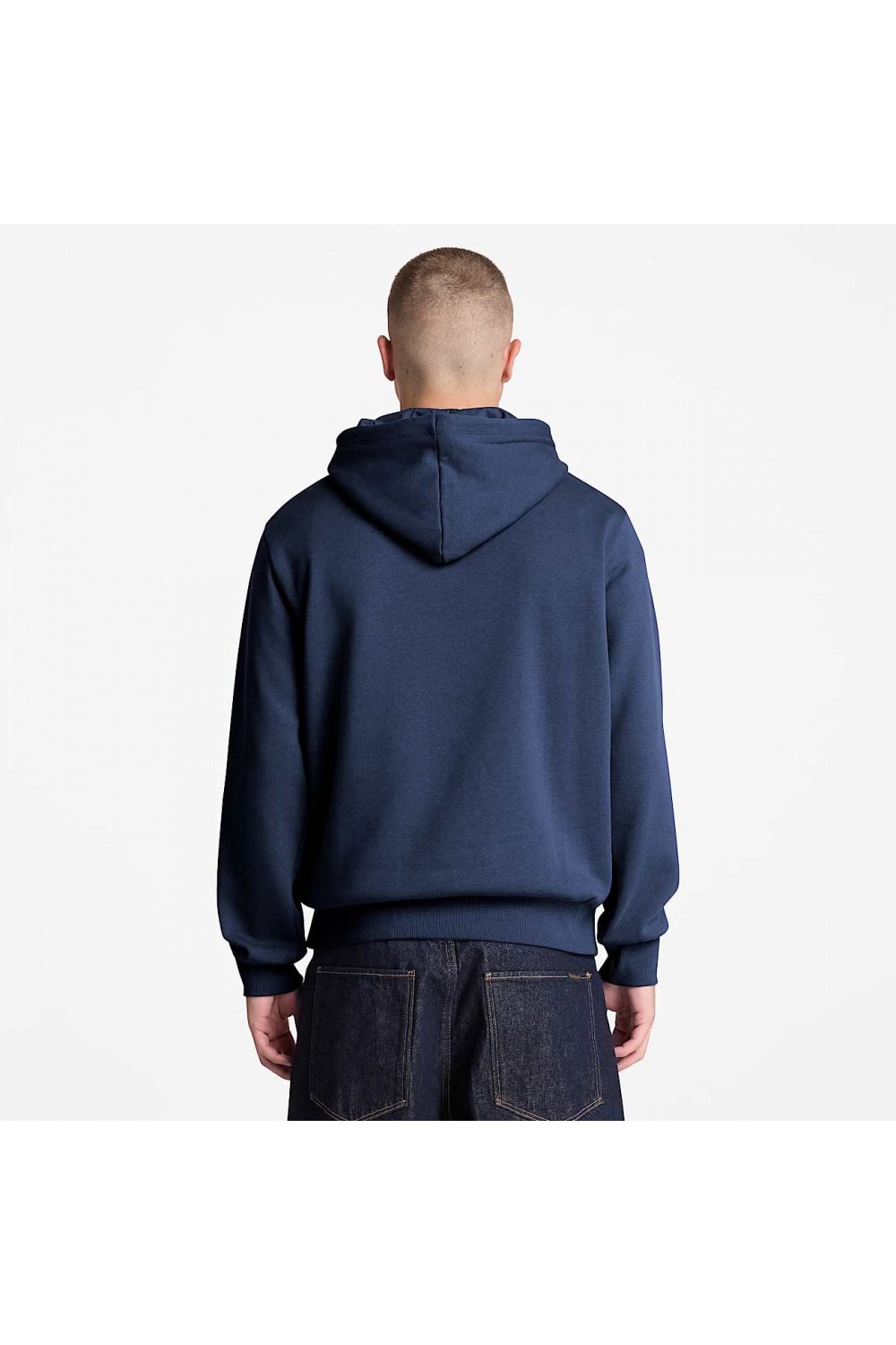TIMBERLAND SILICON BADGE HOODIE NAVY BLUE TBC0YH9T