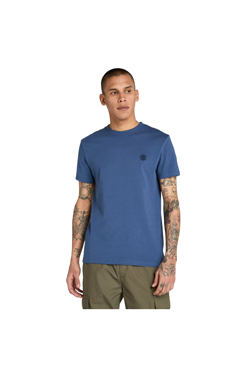 TIMBERLAND DUNSTAN RIVER SHORT SLEEVE TEE JERSEY OCEANA BLUE TB0A2BPREYO