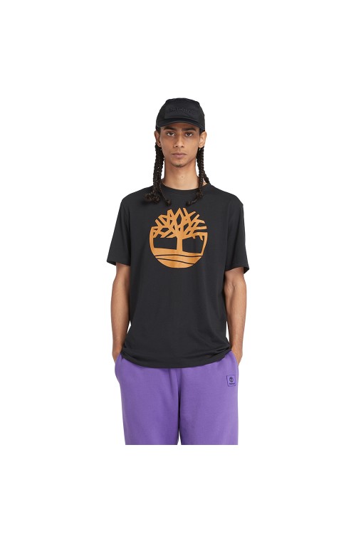 TIMBERLAND SS KENNEBEC RIVER TREE LOGO TEE BLACK TB0A2C2RP56