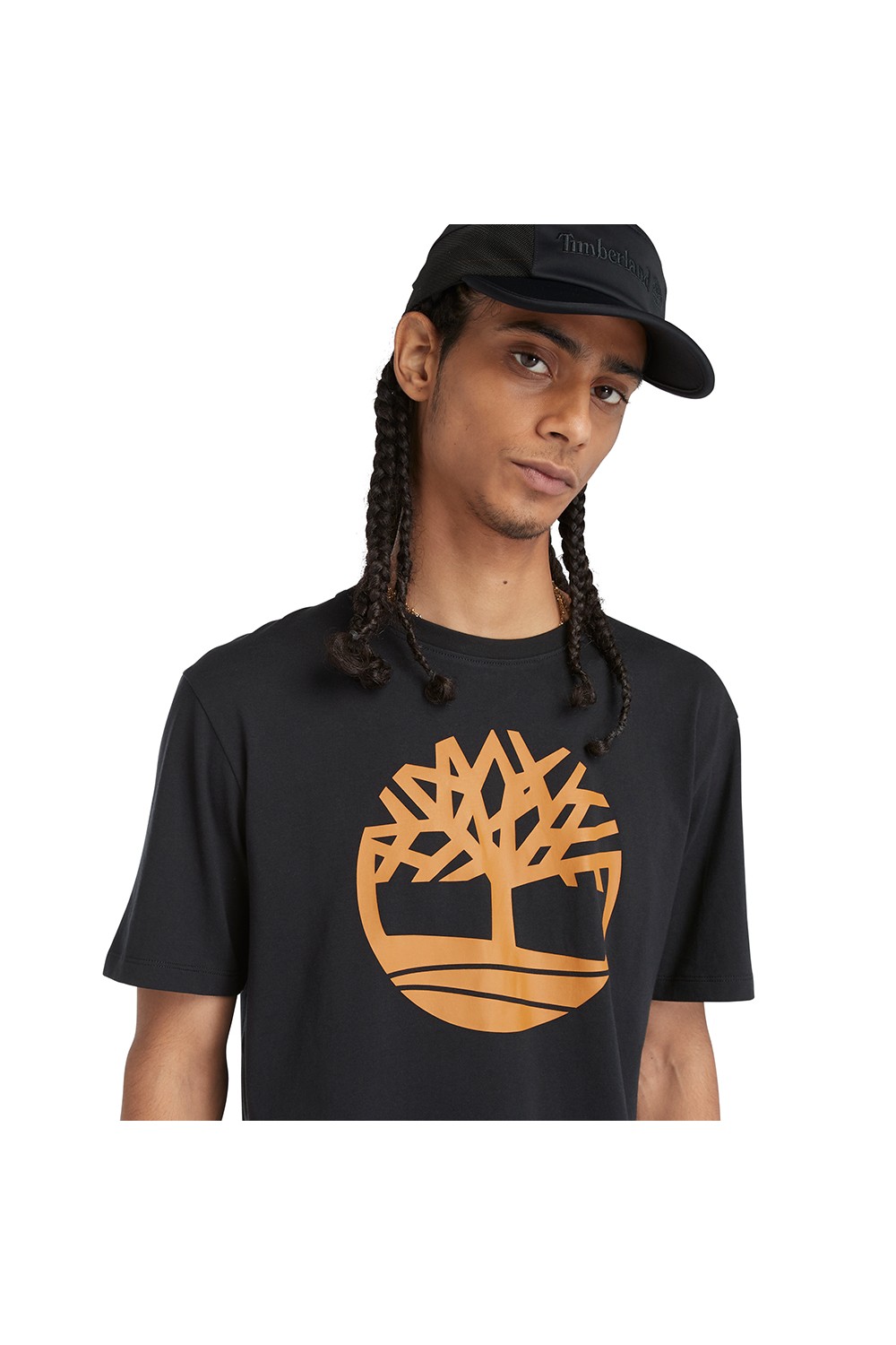 TIMBERLAND SS KENNEBEC RIVER TREE LOGO TEE BLACK TB0A2C2RP56