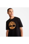 TIMBERLAND SS KENNEBEC RIVER TREE LOGO TEE BLACK TB0A2C2RP56