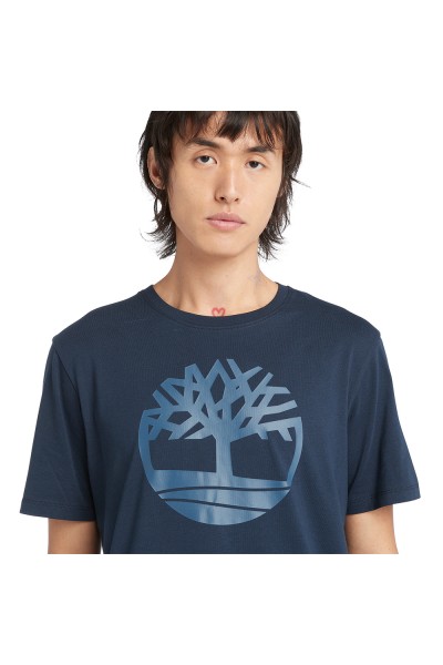 TIMBERLAND SS KENNEBEC RIVER TREE LOGO TEE DARK SAPPHIRE TB0A2C2RZ02