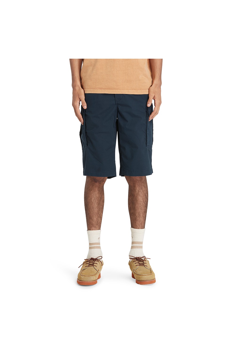 TIMBERLAND BROOKLINE POPLINE CARGO SHORT DARK SAPPHIRE TB0A5TZQ433