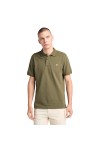 TIMBERLAND MILLERS RIVER PIQUE SHORT SLEEVE POLO GRAPE LEAF TB0A6VDPA58