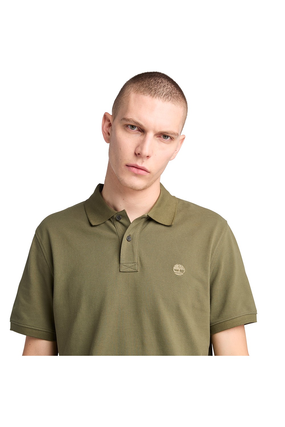 TIMBERLAND MILLERS RIVER PIQUE SHORT SLEEVE POLO GRAPE LEAF TB0A6VDPA58