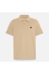 TIMBERLAND MILLERS RIVER PIQUE SHORT SLEEVE POLO BEIGE TB0A6VDPDH4