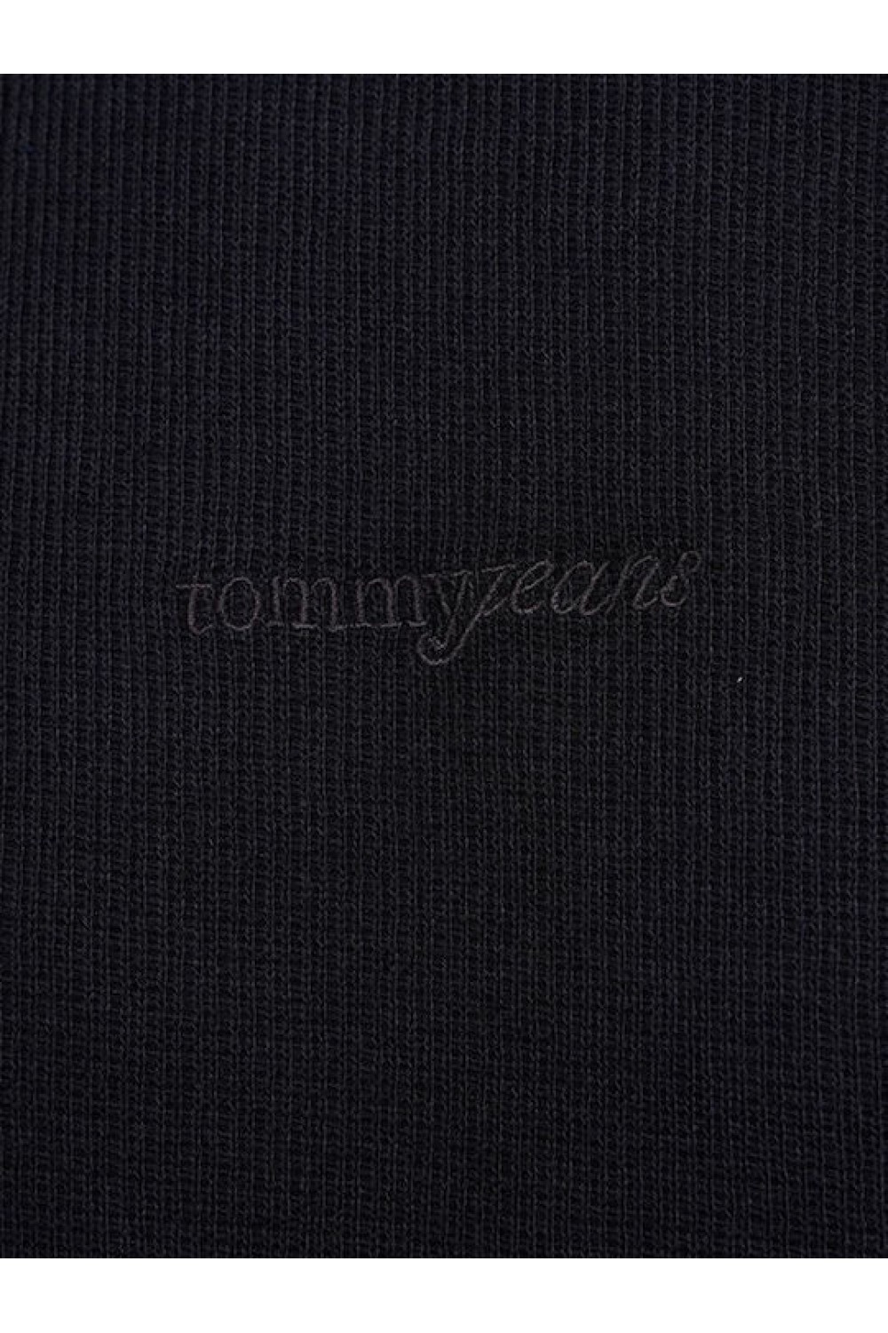 TOMMY HILFIGER T-SHIRT WAFFLE BLACK DM0DM21778-BDS