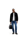 TOMMY HILFIGER TJM ESSENTIAL MIX TEDDY JACKET BLACK DM0DM23227-BDS