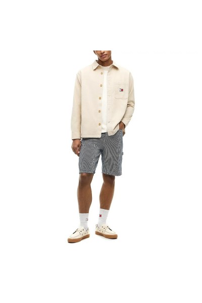 TOMMY HILFIGER TJM BRICK CORD OVERSHIRT CLASSIC BEIGE DM0DM21698-ACI
