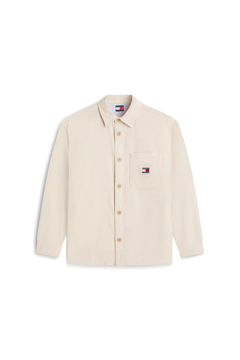 TOMMY HILFIGER TJM BRICK CORD OVERSHIRT CLASSIC BEIGE DM0DM21698-ACI