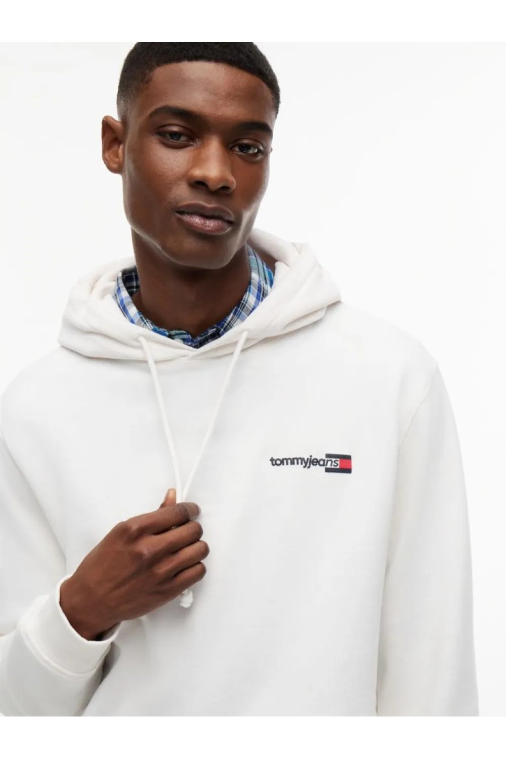 TOMMY HILFIGER REGULAR ENTRY DNA HOODIE ANCIENT WHITE DM0DM23393-YBH
