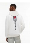 TOMMY HILFIGER REGULAR ENTRY DNA HOODIE ANCIENT WHITE DM0DM23393-YBH