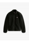 TOMMY HILFIGER TJM BADGE TEDDY RELAXED ZIP-THRU SWEATSHIRT BLACK DM0DM22345-BDS