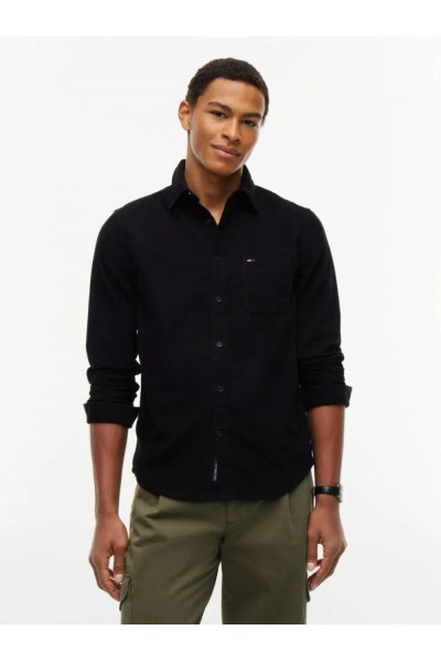 TOMMY HILFIGER REGULAR FIT BABY CORDUROY SHIRT BLACK DM0DM23517-BDS