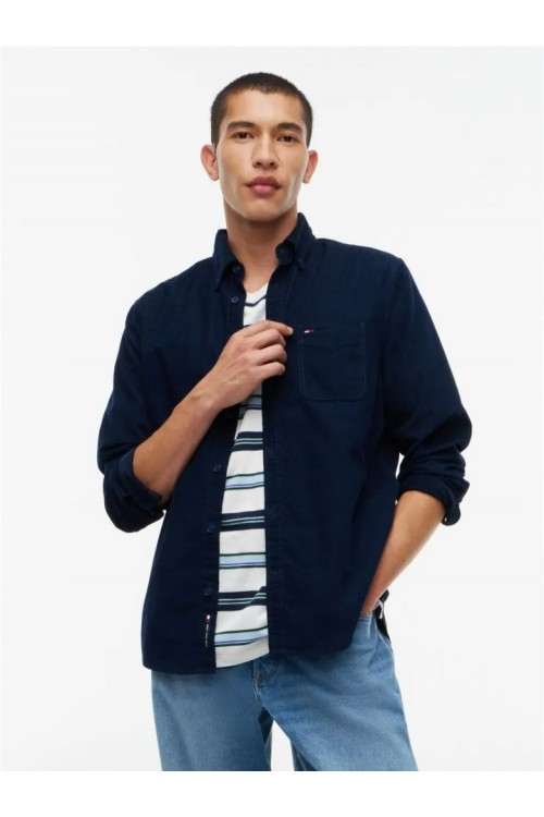 TOMMY HILFIGER REGULAR FIT BABY CORDUROY SHIRT DARK BLUE DM0DM23517-C1G