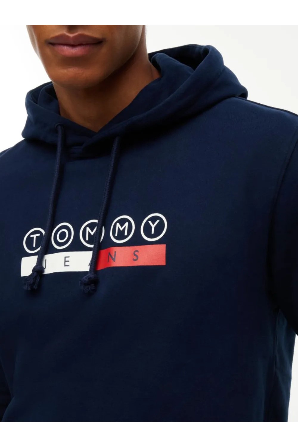 TOMMY HILFIGER TJM REGULAR DNA PLAY HOODIE DARK BLUE DM0DM23718-C1G