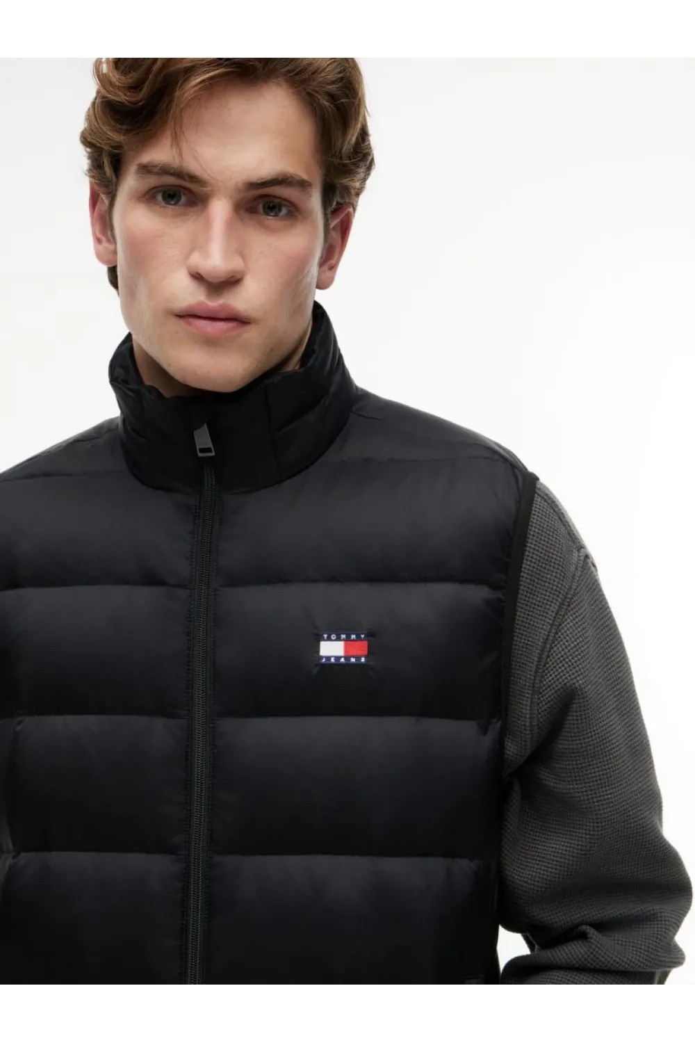 TOMMY HILFIGER TJM PACKABLE LIGHTWEIGHT DOWN RIPSTOP RELAXED JACKET BLACK DM0DM23232-BDS