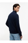 TOMMY HILFIGER TJM ESS LIGHT QUARTER ZIP KNIT DARK NIGHT NAVY DM0DM21654-C1G