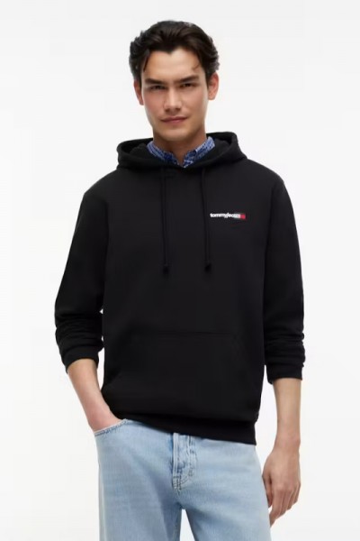 TOMMY HILFIGER REGULAR ENTRY DNA HOODIE DARK NIGHT NAVY DM0DM23393-C1G