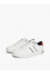 TOMMY HILFIGER LIGHTWEIGHT COURT TRAINERS WHITE EM0EM01758-0GY